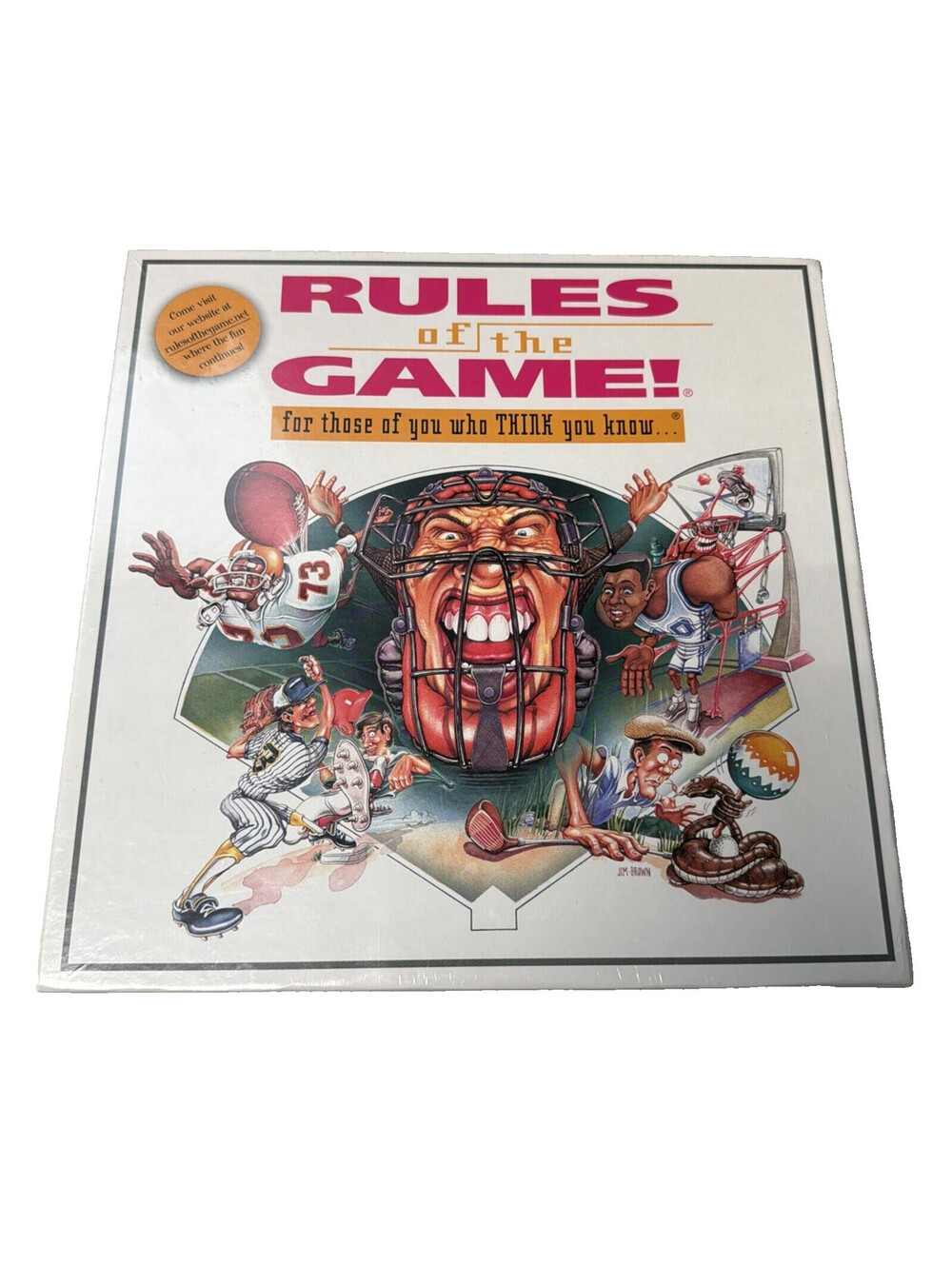Rules of the Game Board Vintage 1995 Factory Sealed New Sports Special Olympics